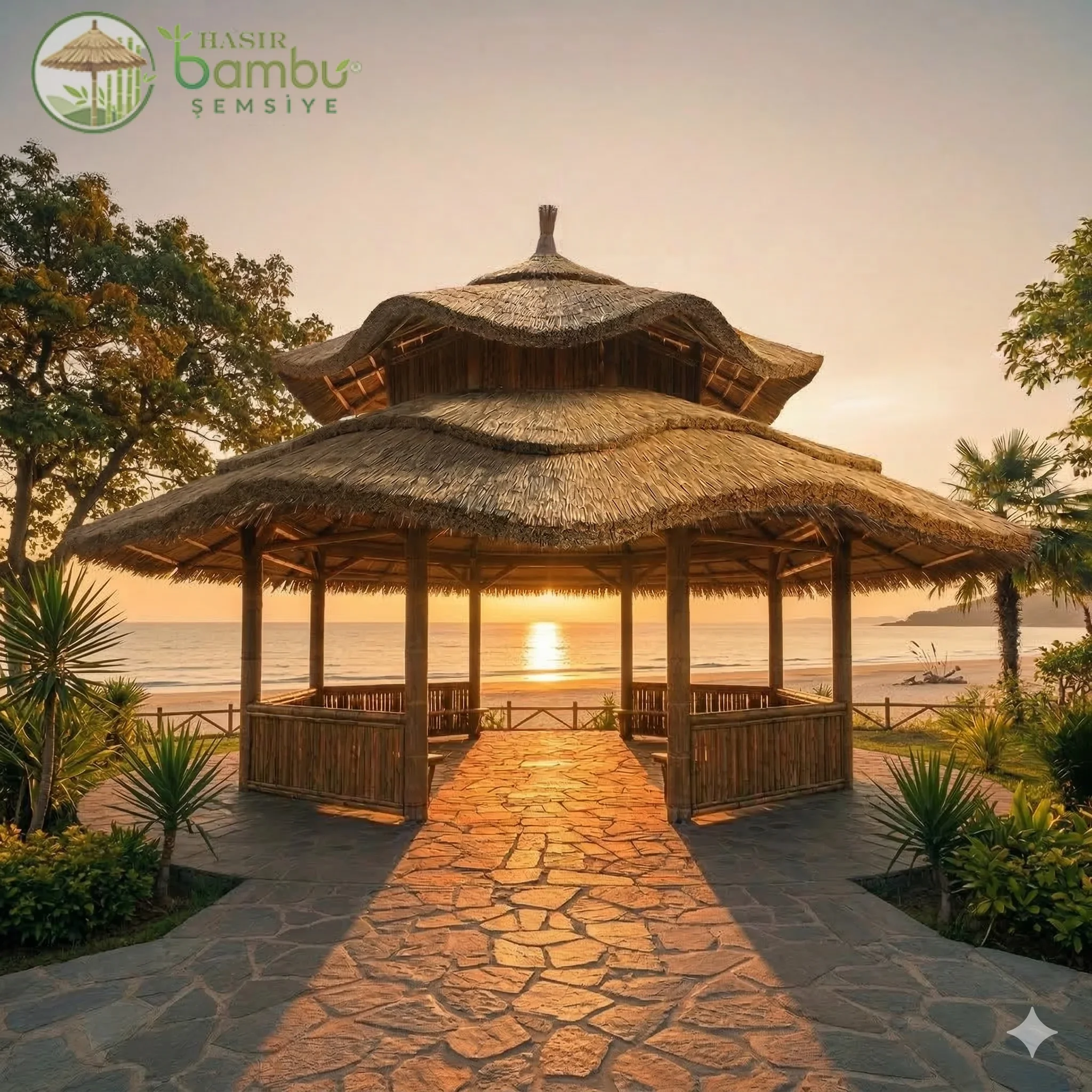 Kamelya Gazebo Çatı Kaplama